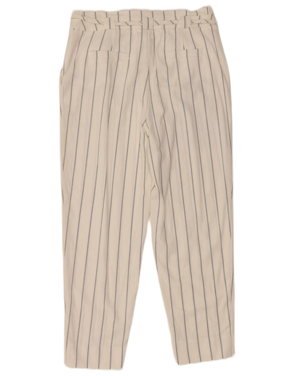 Pantaloni corti da donna MINT VELVET UK 10 Small W32 L25 a righe bianche