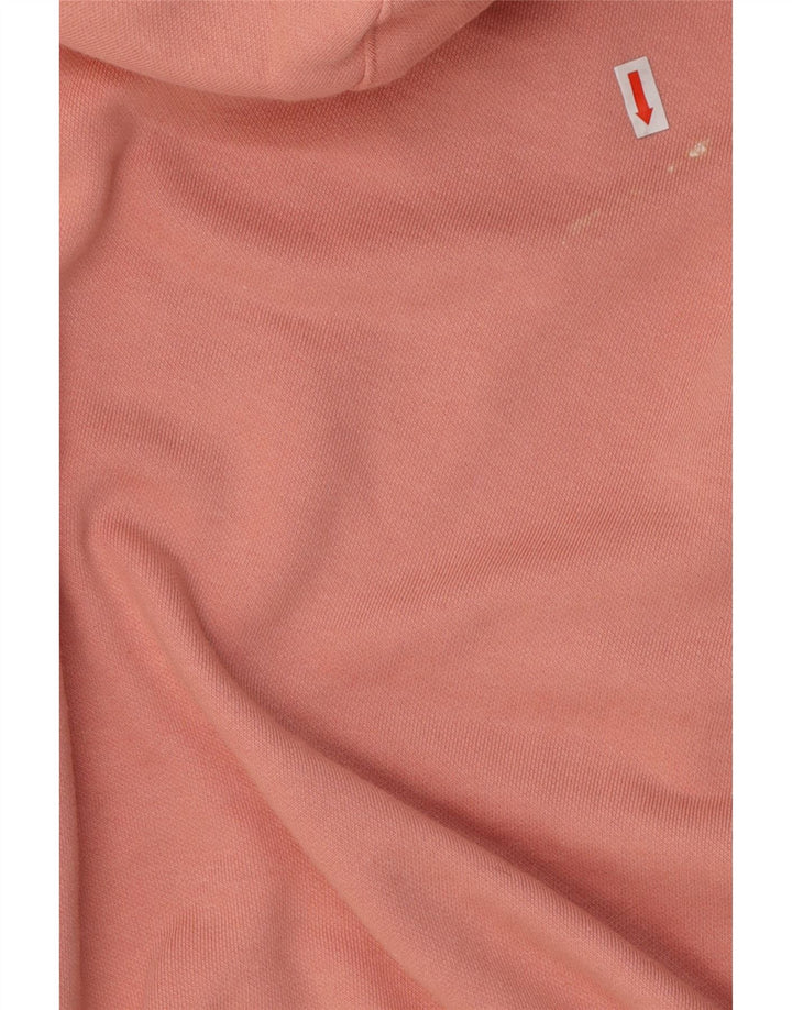 CHAMPION Womens Graphic Oversized Hoodie Jumper UK 14 Medium Pink