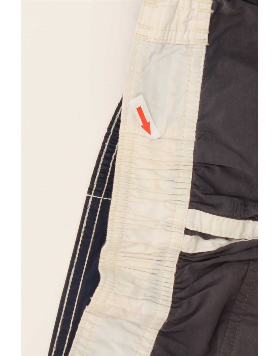 Pantaloncini da bagno da uomo North Sails Small in cotone color block blu navy