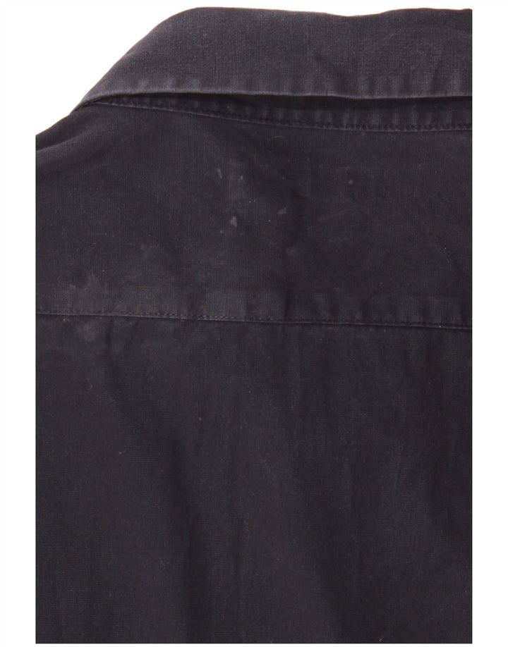 CALVIN KLEIN JEANS Camicia da uomo in cotone blu navy medio