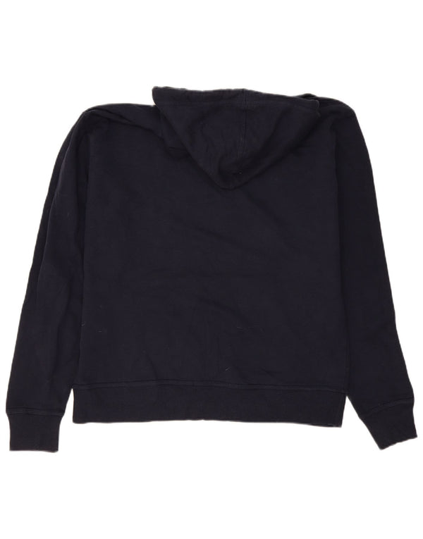 Felpa con cappuccio grafica da uomo Champion, grande, in cotone blu navy
