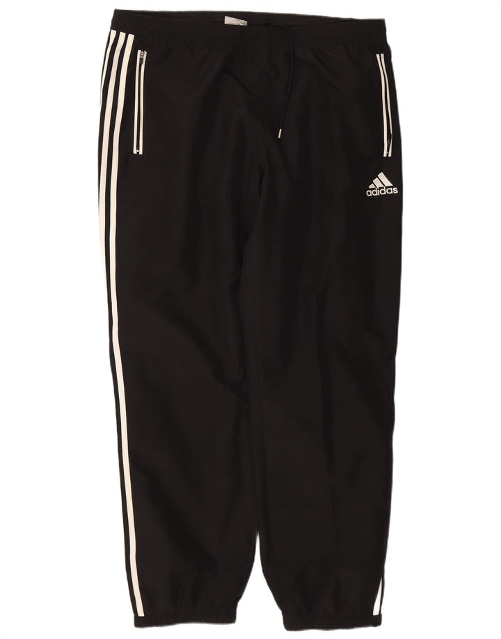 ADIDAS Mens Tracksuit Trousers Joggers XL  Black Polyester