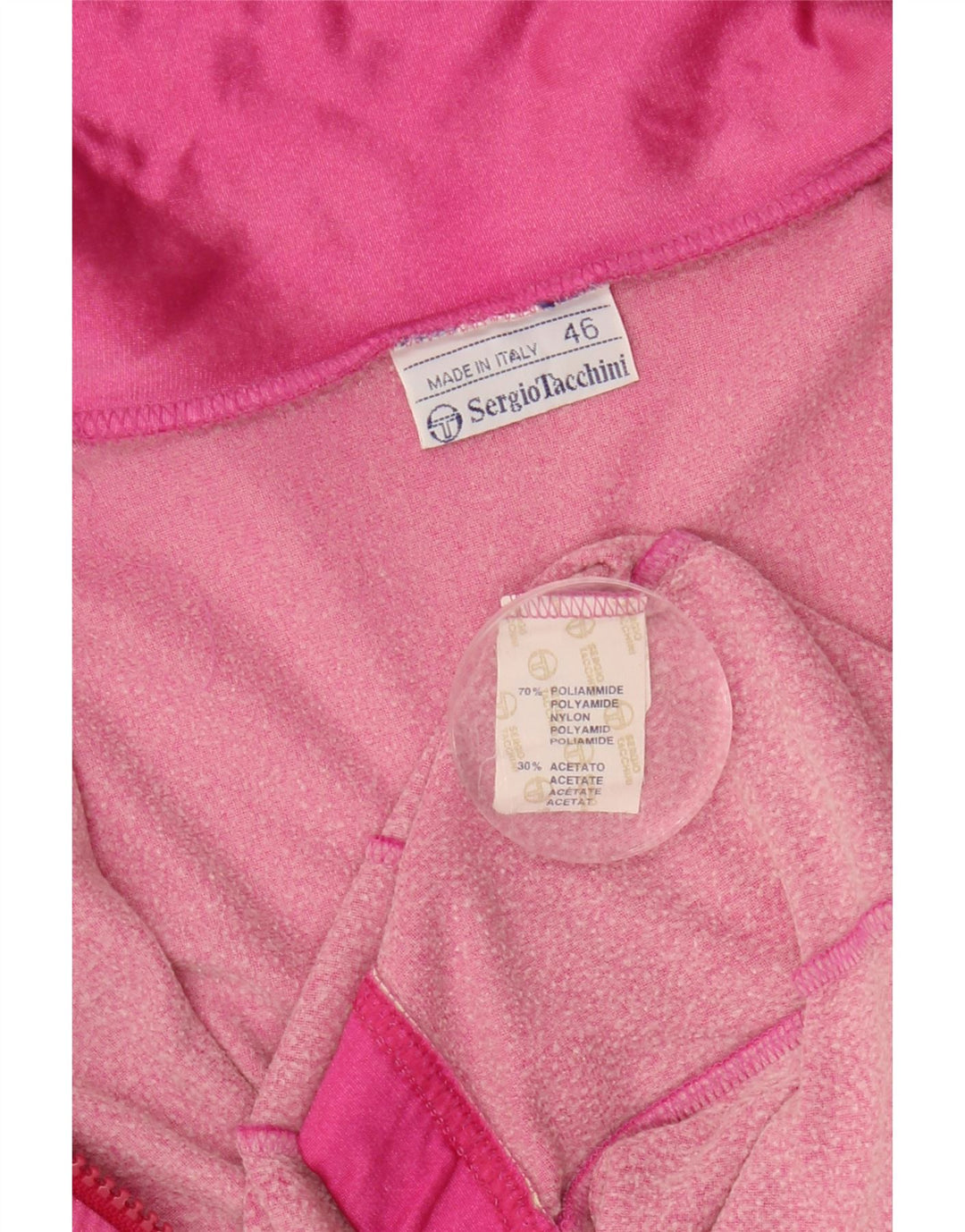 SERGIO TACCHINI Giacca da tuta da donna IT 46 Large Rosa Colourblock