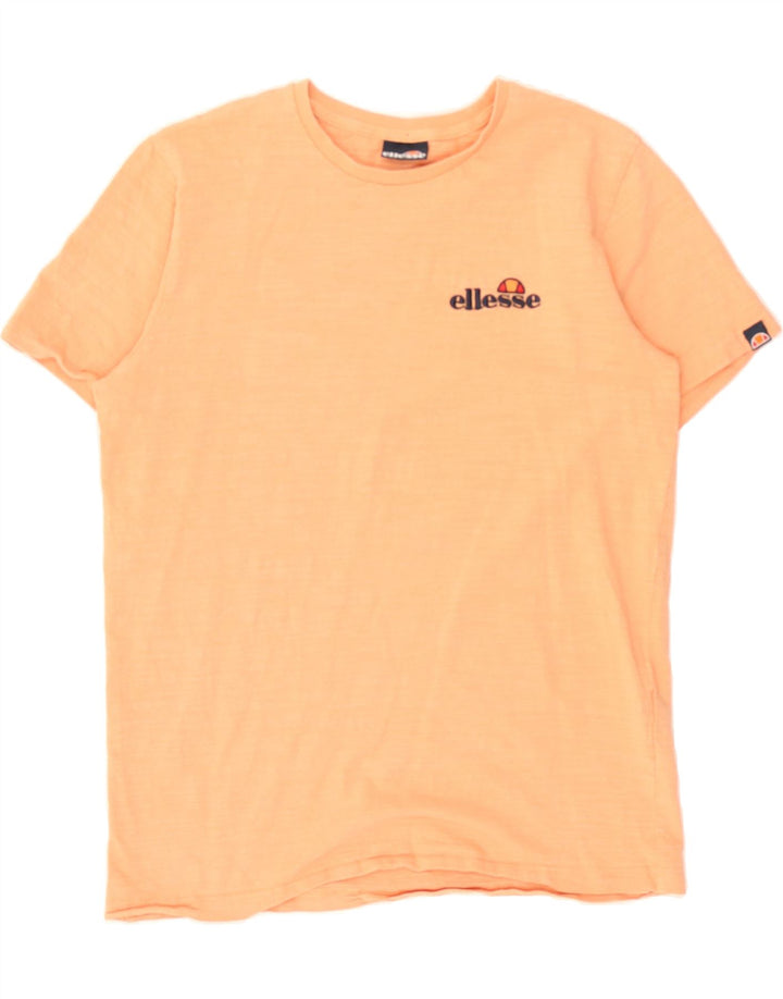 ELLESSE Mens T-Shirt Top Small Orange Cotton Vintage Ellesse and Second-Hand Ellesse from Messina Hembry 