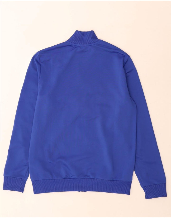 Giacca da tuta da ragazzo Adidas 13-14 anni in poliestere color block blu