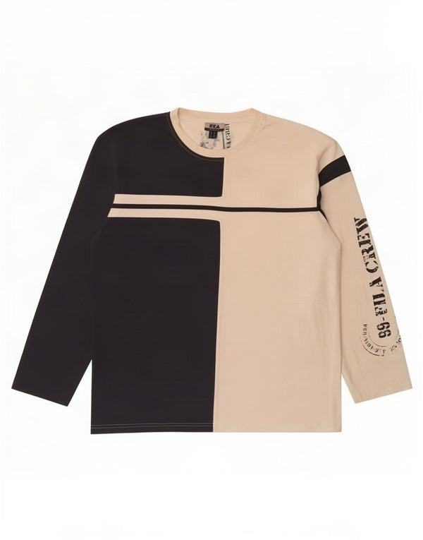 Fila Grafica da Uomo Top Manica Lunga XL Bianco Colorblock
