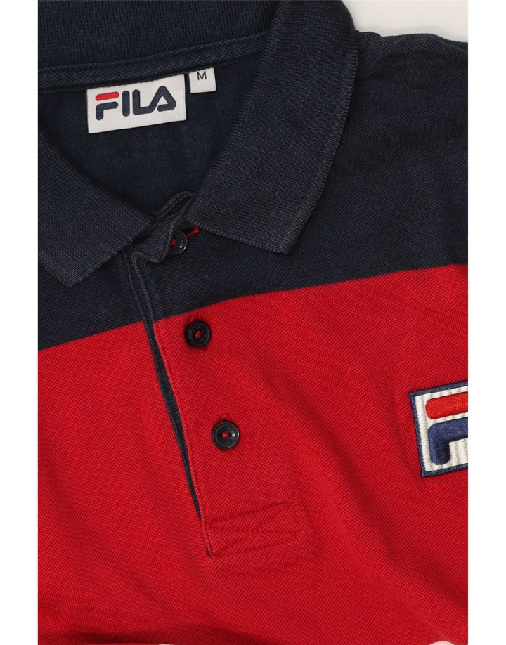 Polo da uomo Fila Medium multicolore Colourblock