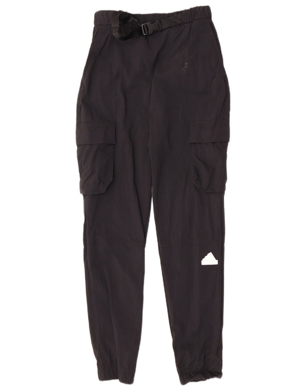 Pantaloni da tuta da donna Adidas Cargo Joggers UK 4/6 XS Nero Poliammide