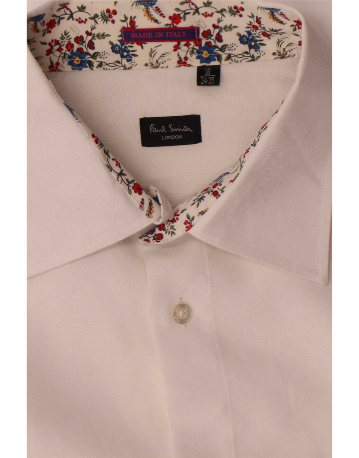 Camicia da uomo Paul Smith taglia 18 2XL bianca