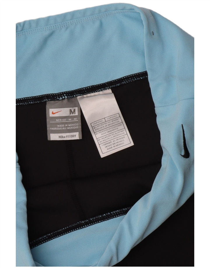 Leggings Capri da donna Nike UK 8/10 poliestere nero medio