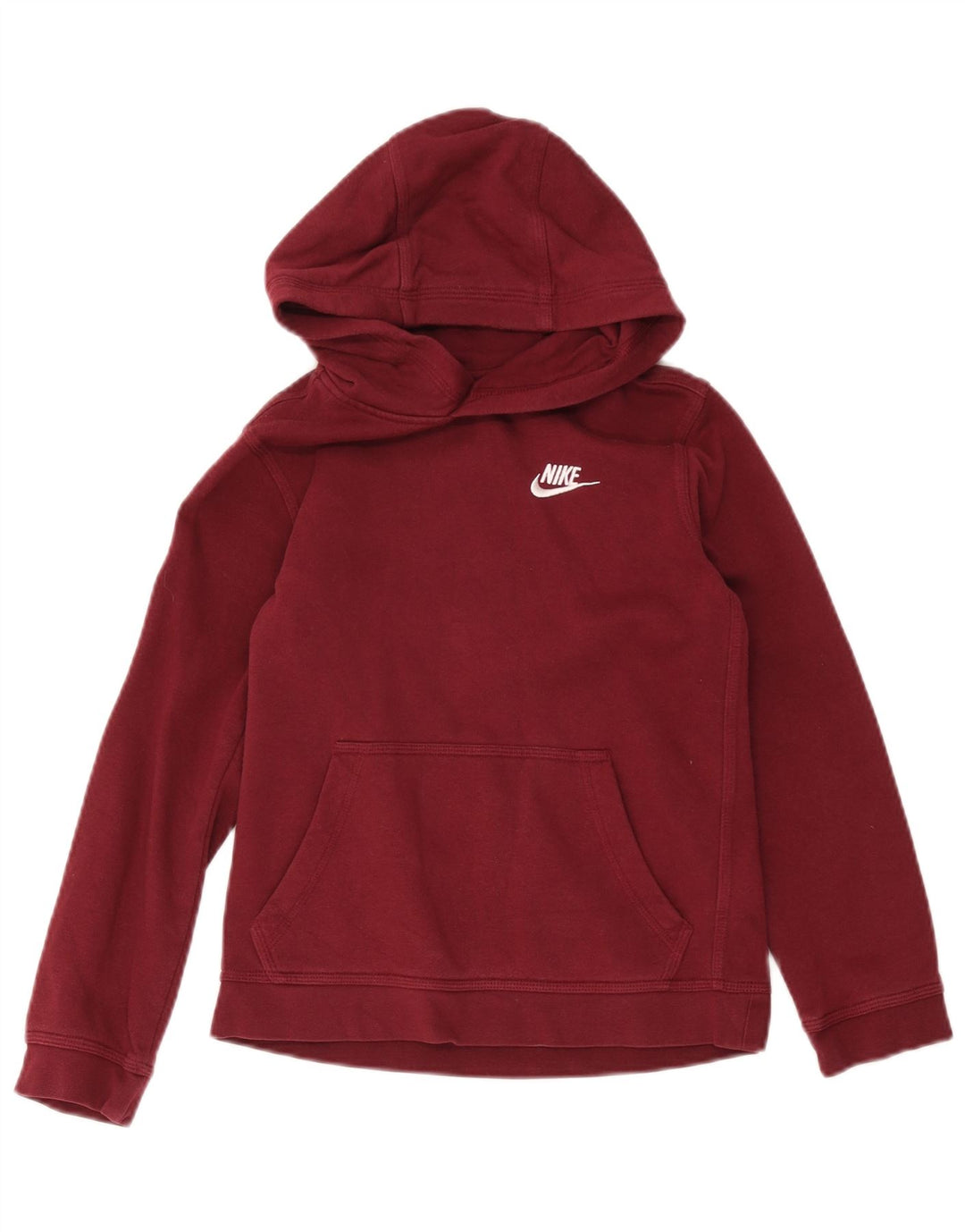 Felpa con cappuccio Nike da ragazzo, 10-11 anni, cotone marrone medio medio