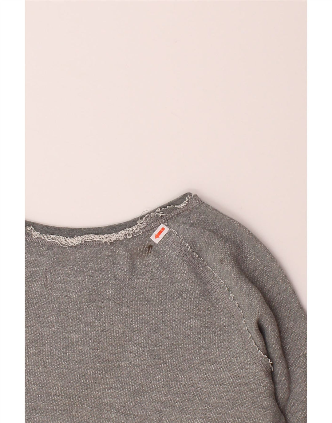 VANS Womens Oversized Graphic Sweatshirt Jumper UK 6 XS Grey Vintage Vans and Second-Hand Vans from Messina Hembry 