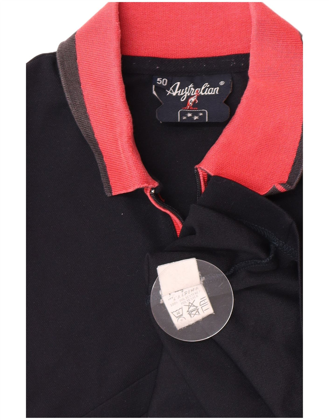 Polo Rugby Uomo AUSTRALIAN L'ALPINA IT 50 Medium Nero Poliestere