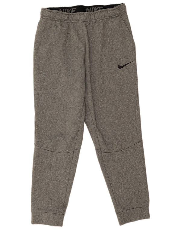Pantaloni da tuta Nike Dri Fit da uomo, pantaloni da jogging, grandi, in poliestere chiazzato grigio
