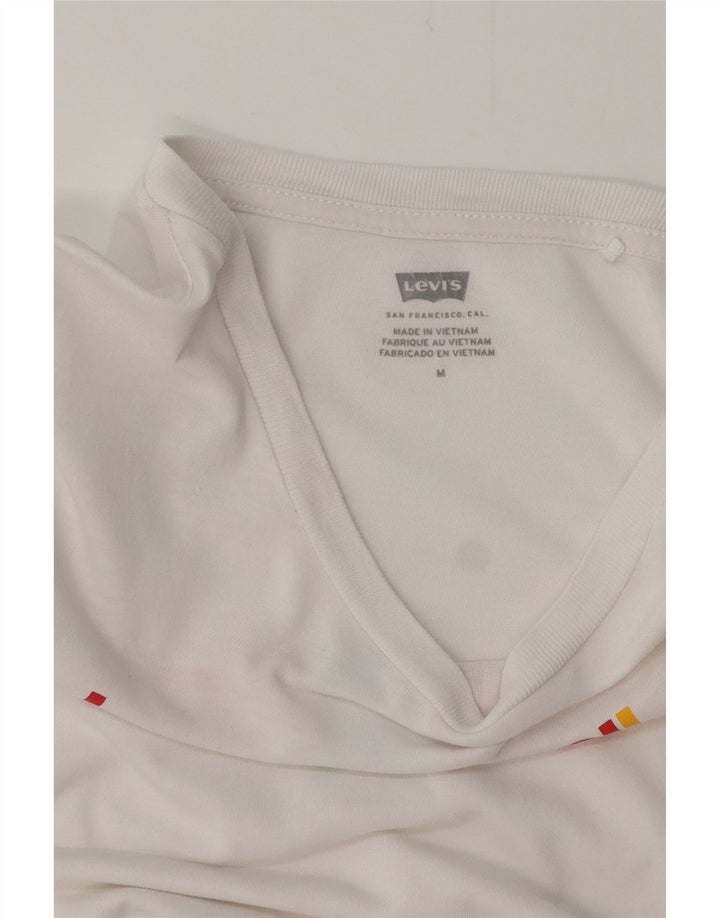 T-shirt grafica da donna LEVI'S Top UK 14 Medium White