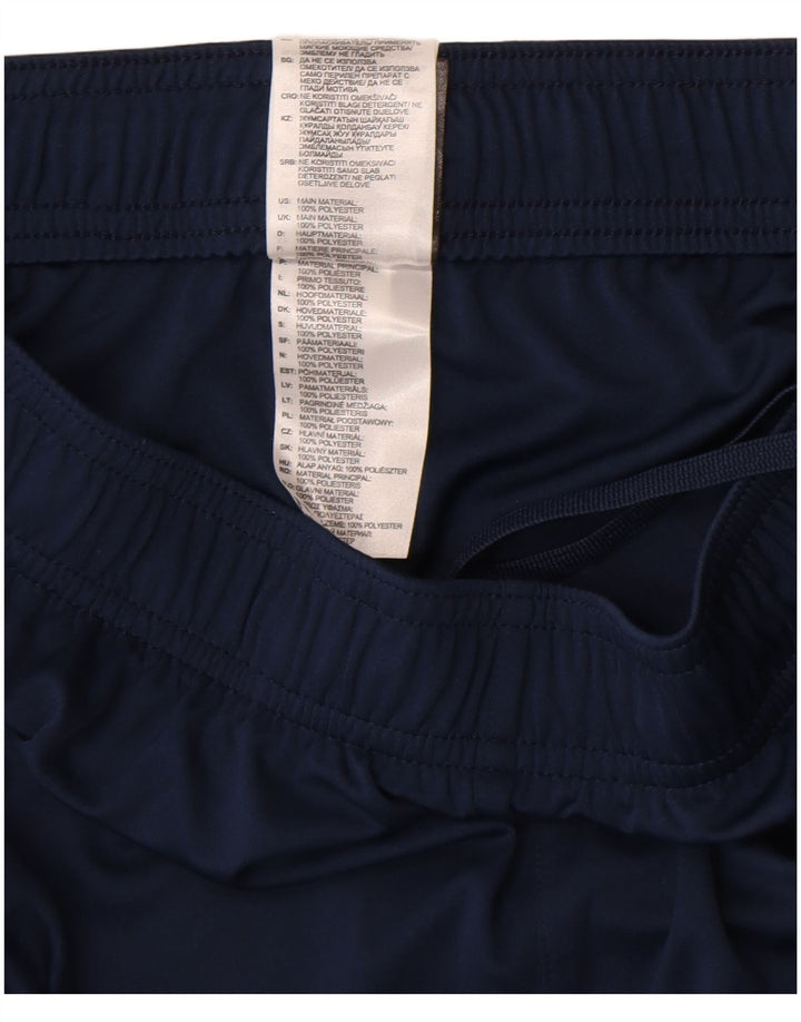 Pantaloncini sportivi Adidas Climalite da uomo grandi blu navy