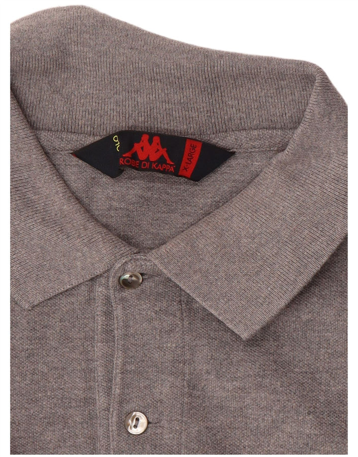 Polo Kappa Uomo XL Grigia