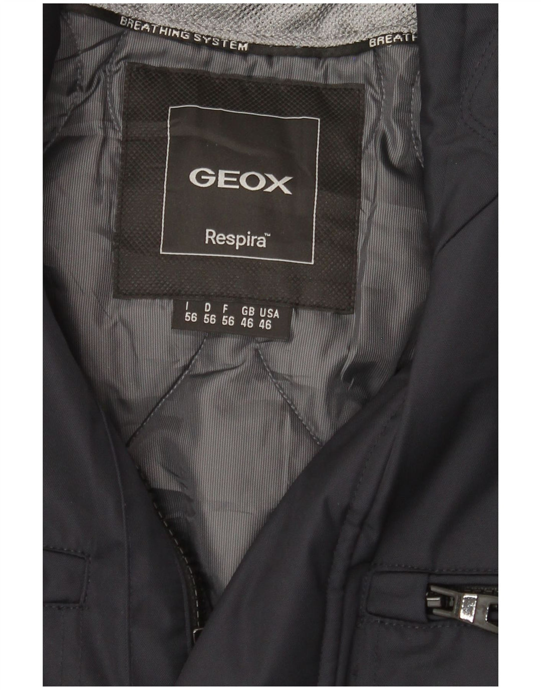 Giacca multiuso da uomo GEOX RESPIRA UK 46 3XL Blu navy