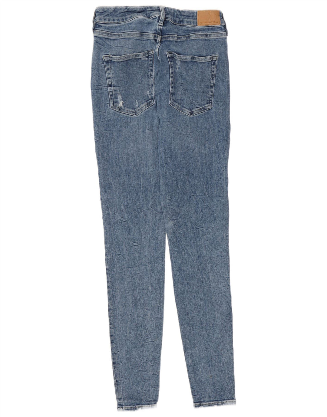 Jeans skinny effetto invecchiato da donna Superdry W30 L29 Blu