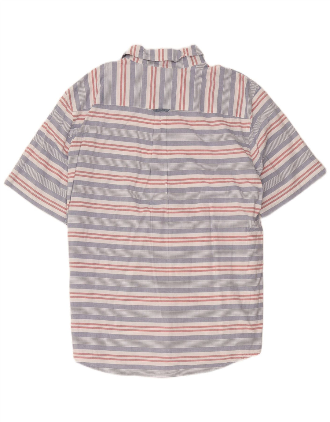 Camicia a maniche corte da uomo Chaps 2XL in cotone a righe multicolore