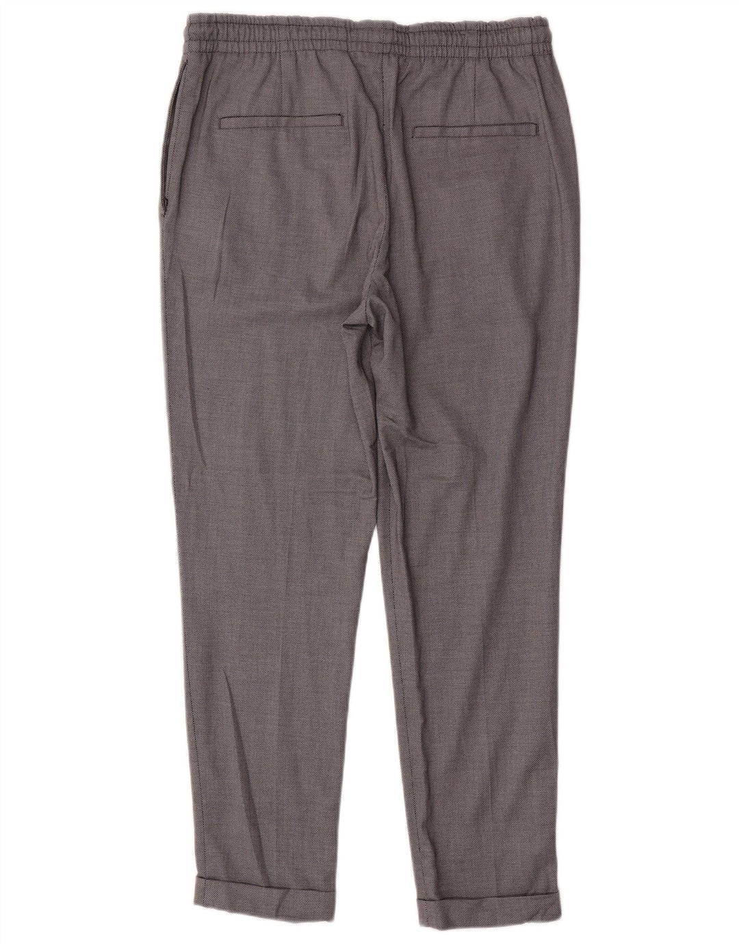 Pantaloni chino slim da donna Zara grandi W32 L28 poliestere grigio