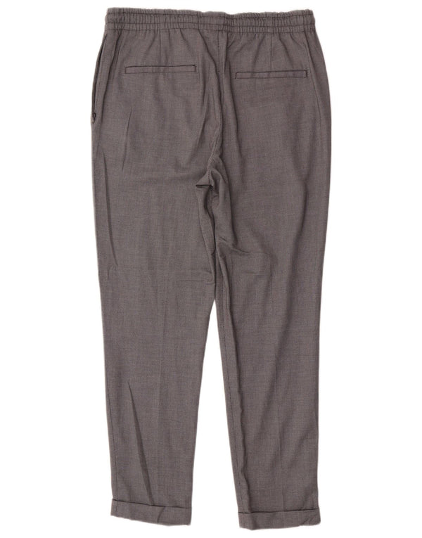 Pantaloni chino slim da donna Zara grandi W32 L28 poliestere grigio