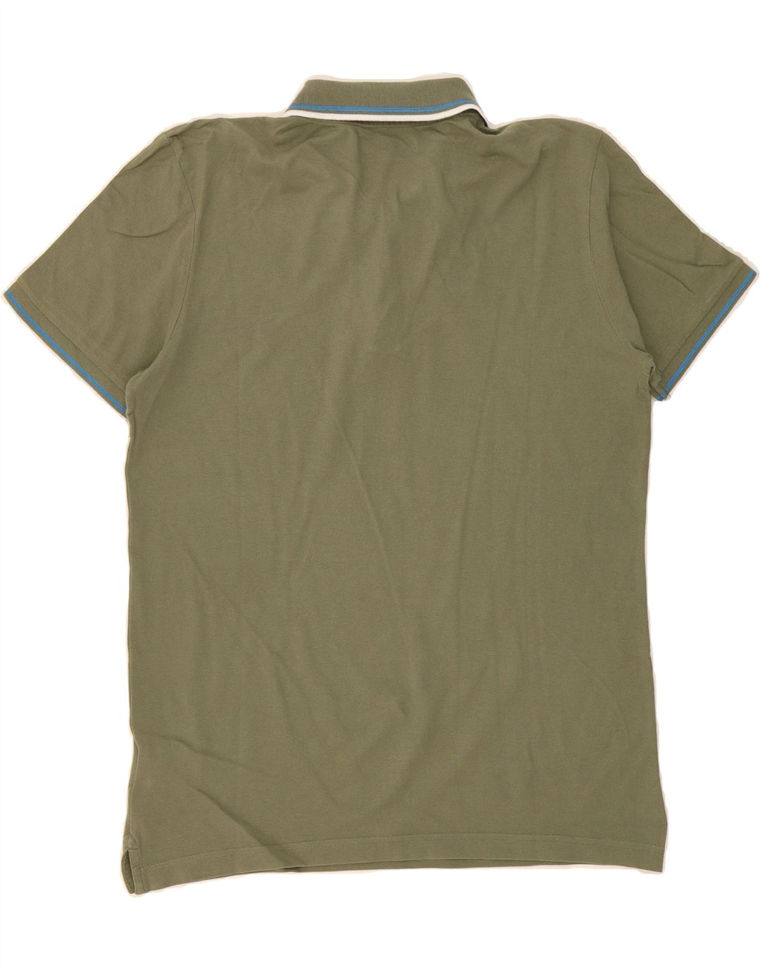 DIADORA Mens Polo Shirt Large Green Cotton Vintage Diadora and Second-Hand Diadora from Messina Hembry 