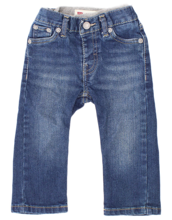 Levi's Baby Boys Jeans dritti 9-12 mesi W18 L11 cotone blu