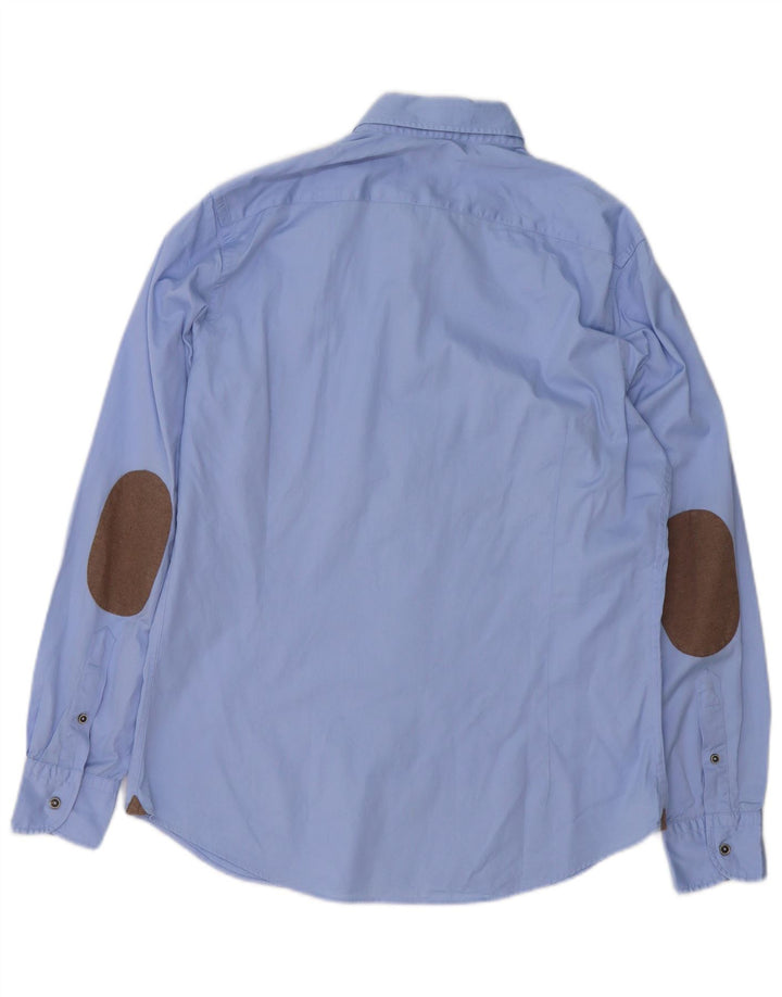 Camicia da uomo Massimo Dutti Blu medio