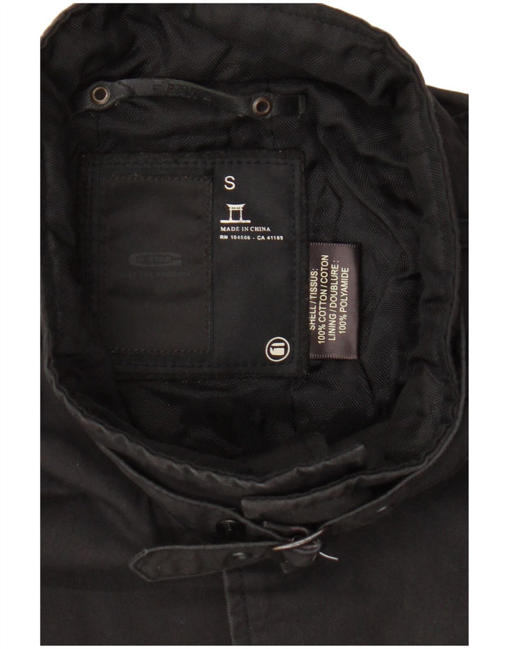 Giubbotto bomber a maniche corte da donna G-Star UK 10 piccolo cotone nero