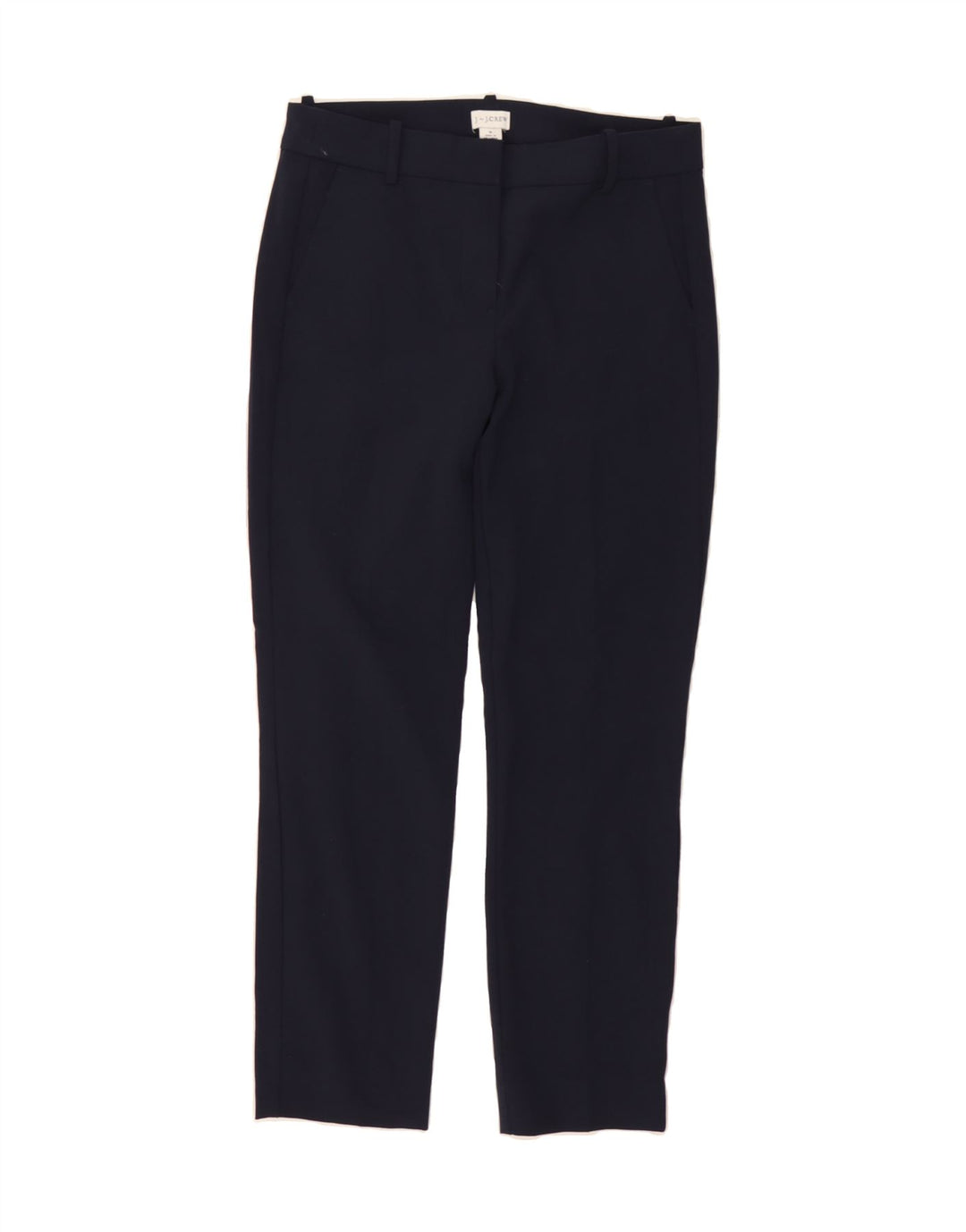 J. CREW Womens Straight Chino Trousers US 6 Medium W31 L29 Navy Blue Vintage J. Crew and Second-Hand J. Crew from Messina Hembry 