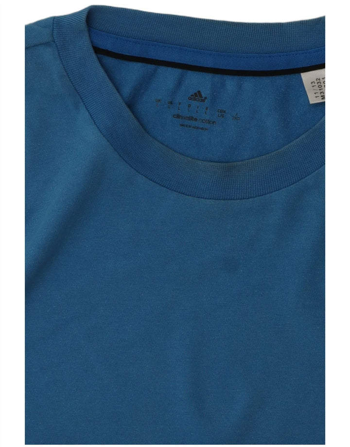 Canottiera grafica Adidas Climalite da uomo grande blu