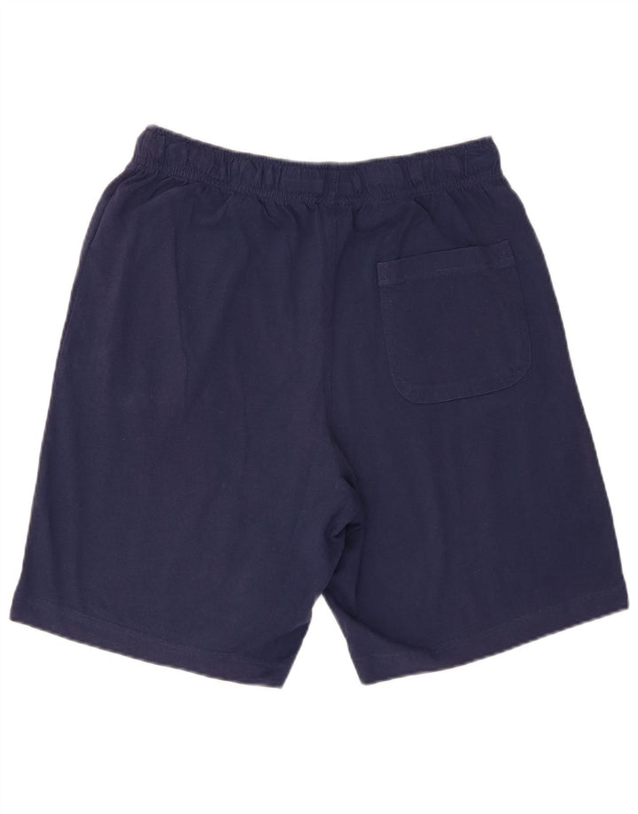 Pantaloncini sportivi da uomo Puma medi in cotone blu navy