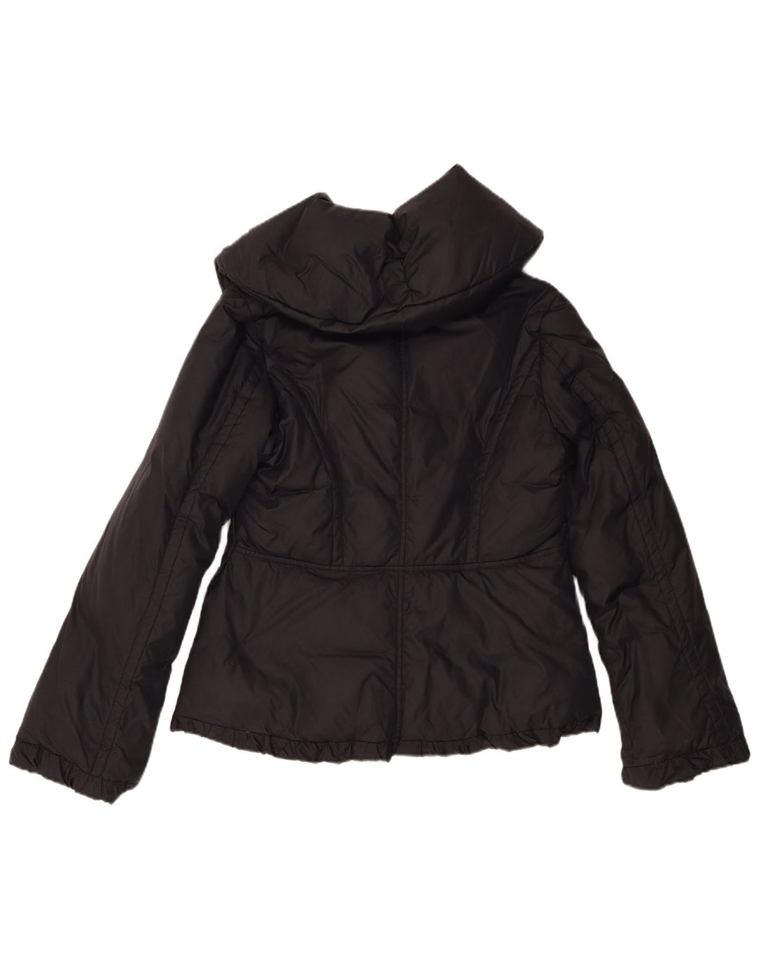 Giacca imbottita da donna Stefanel UK 12 nylon nero medio