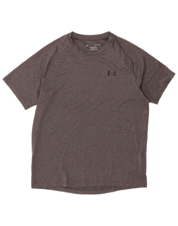 T-shirt da uomo Under Armour Top Small in poliestere grigio