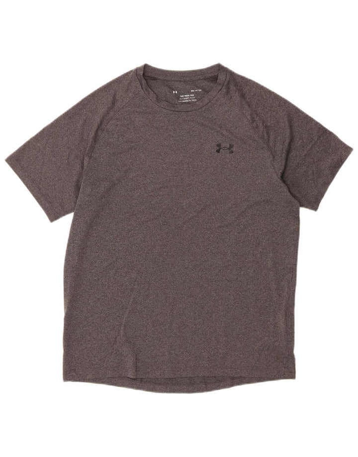 T-shirt da uomo Under Armour Top Small in poliestere grigio
