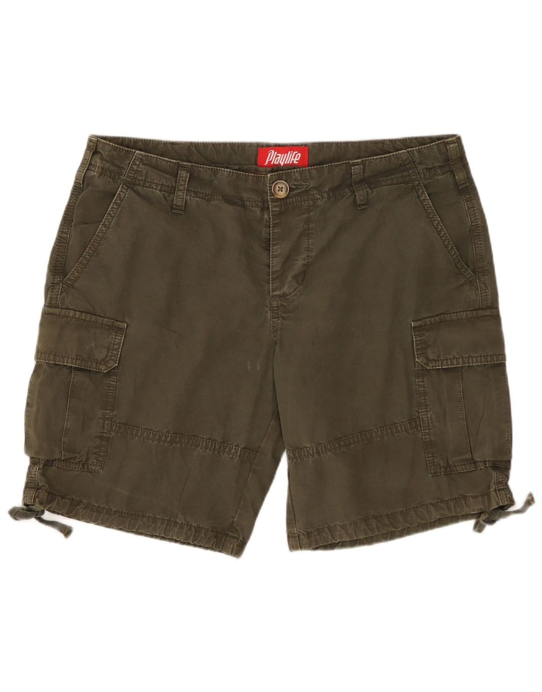 Pantaloncini cargo da donna Playlife IT 44 medi W32 kaki