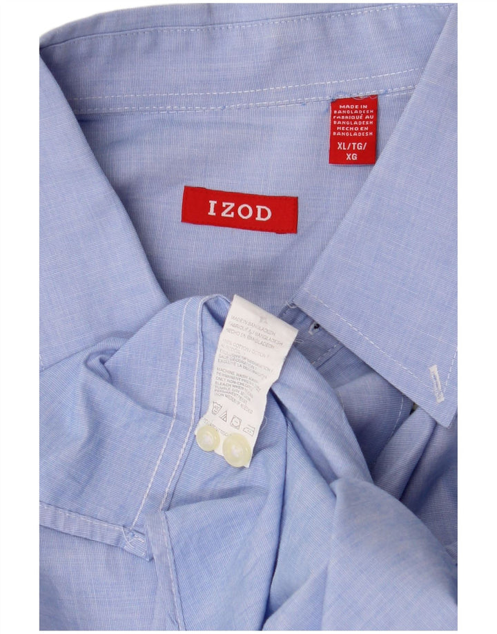 Camicia da uomo IZOD XL in cotone blu