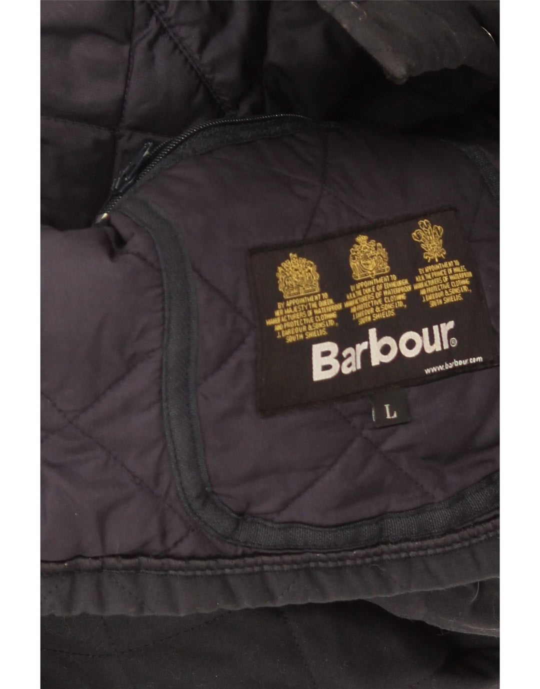 Giacca trapuntata da uomo Barbour UK 40 grande blu navy
