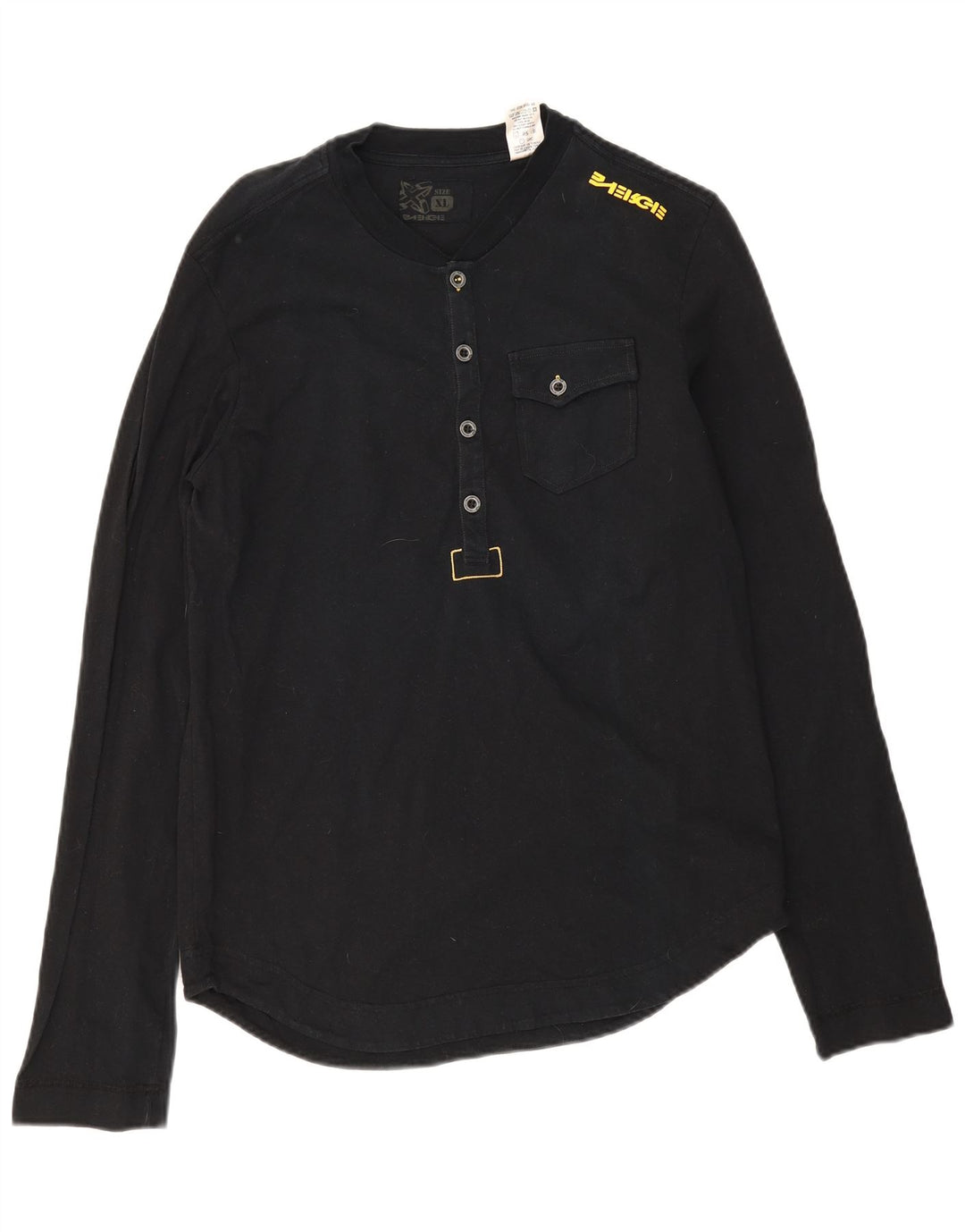 Maglia da uomo Energie a maniche lunghe XL in cotone nero