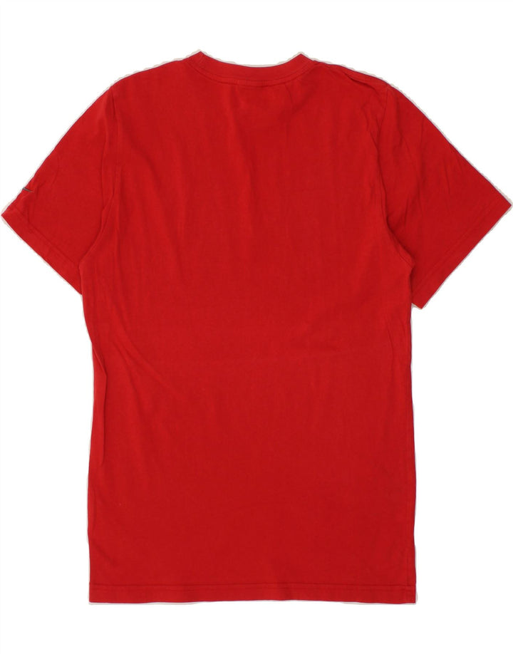 NIKE Mens Graphic T-Shirt Top Small Red Cotton Vintage Nike and Second-Hand Nike from Messina Hembry 