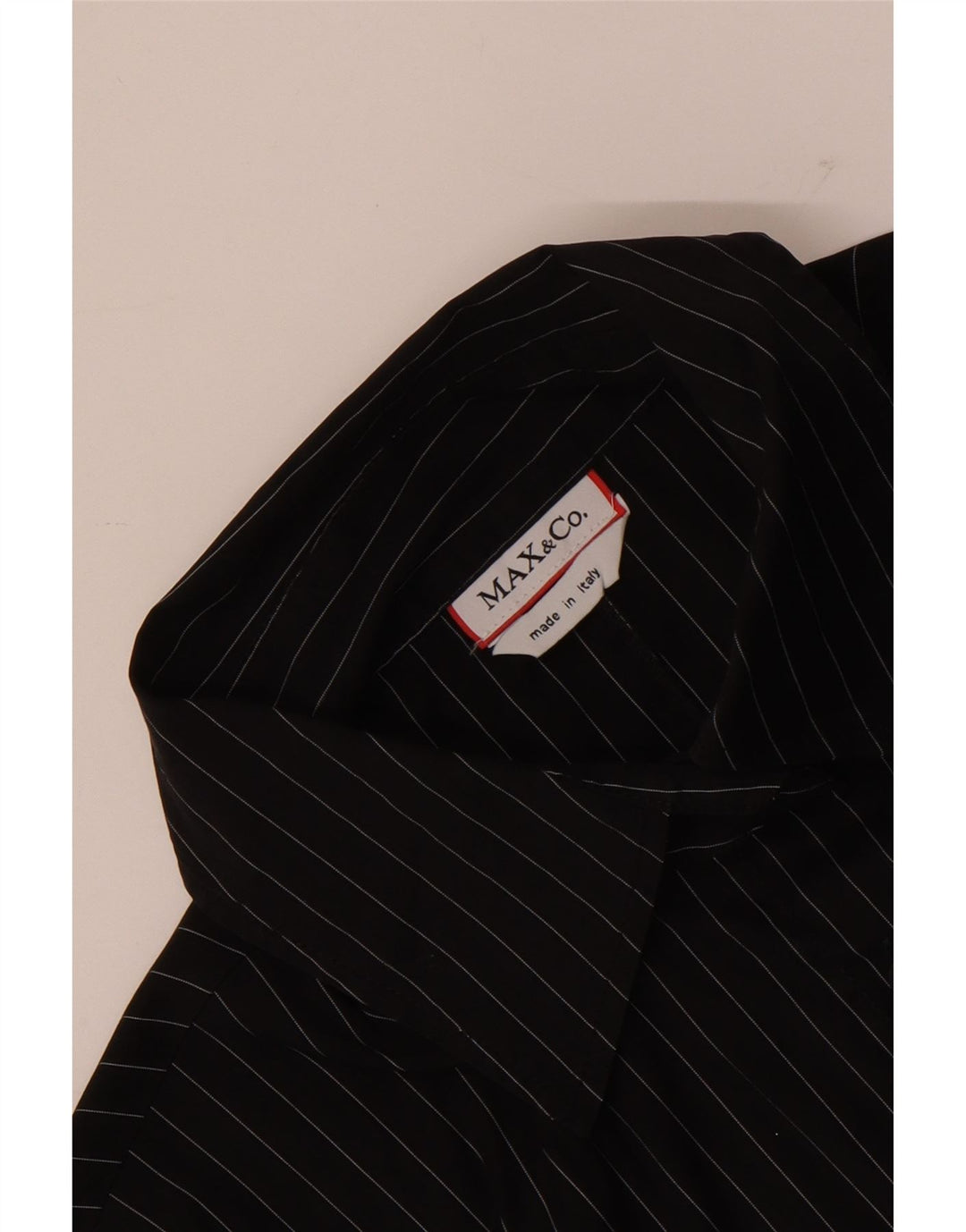 Camicia da donna Max & Co. UK 14 gessato nero medio