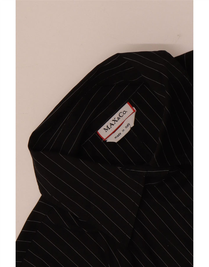 Camicia da donna Max & Co. UK 14 gessato nero medio