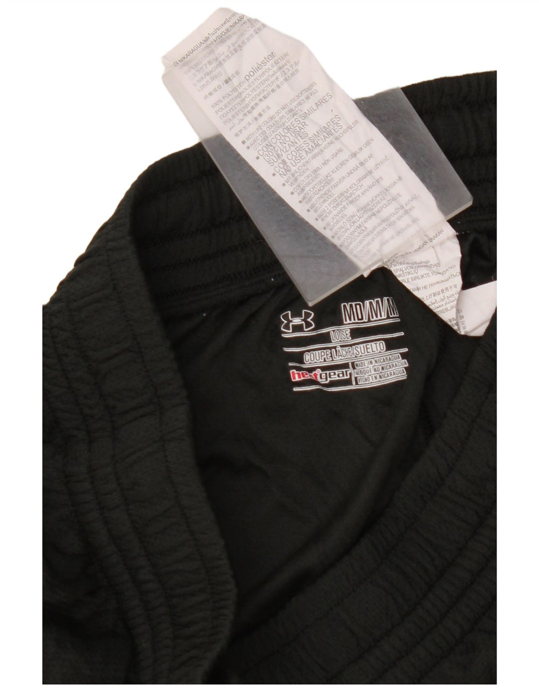 Pantaloncini sportivi da uomo UNDER ARMOUR Heat Gear color block medio nero