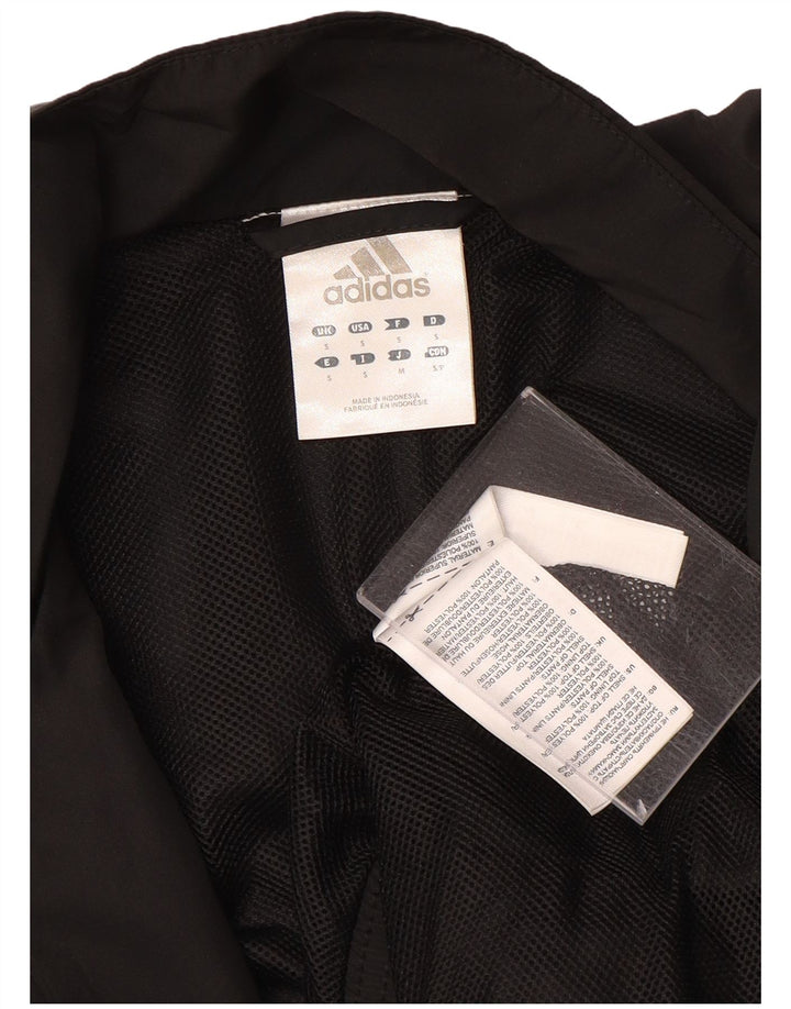 Giacca da ginnastica da uomo Adidas Small nera in poliestere