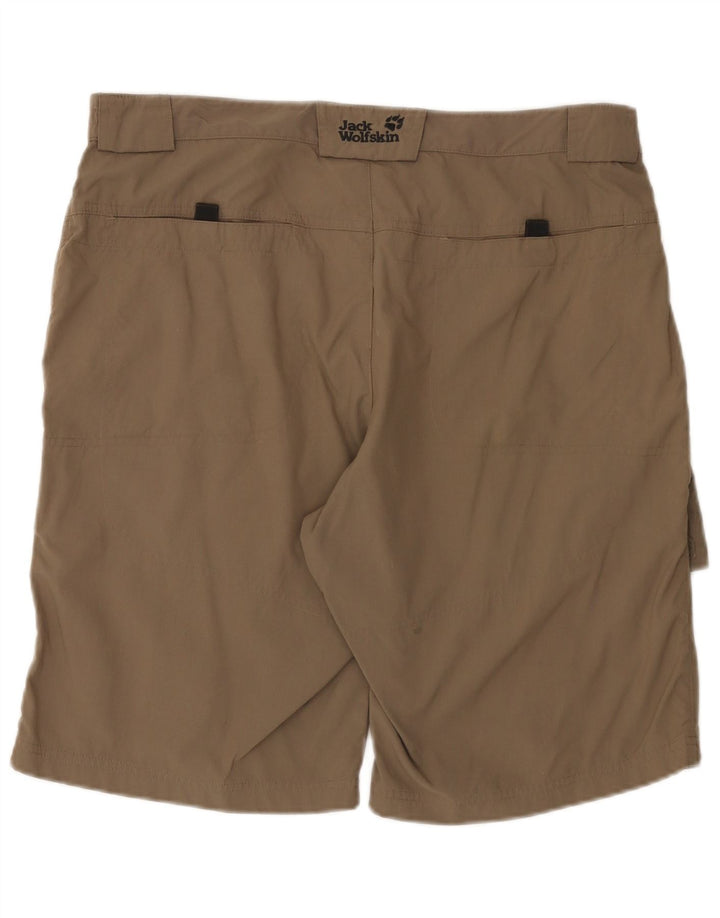 Pantaloncini cargo da uomo Jack Wolfskin W37 Large Marrone Poliammide