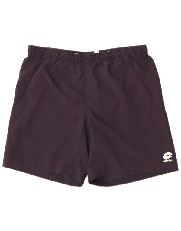 Lotto Mens Sport Shorts UK 40/42 Large Black Polyester