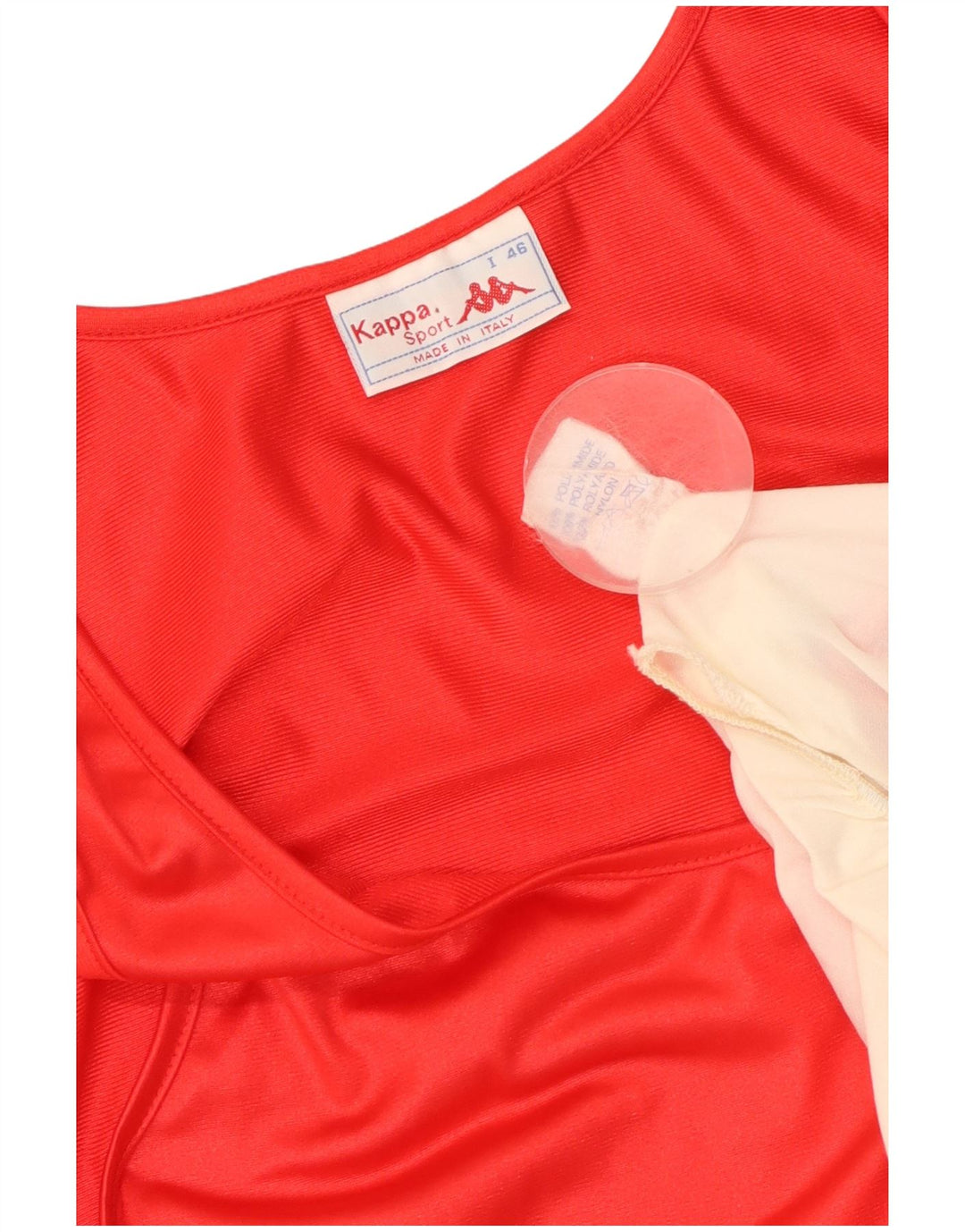 Set da 2 pezzi con grafica Kappa da donna IT 46 Large Rosso Colourblock Poliammide