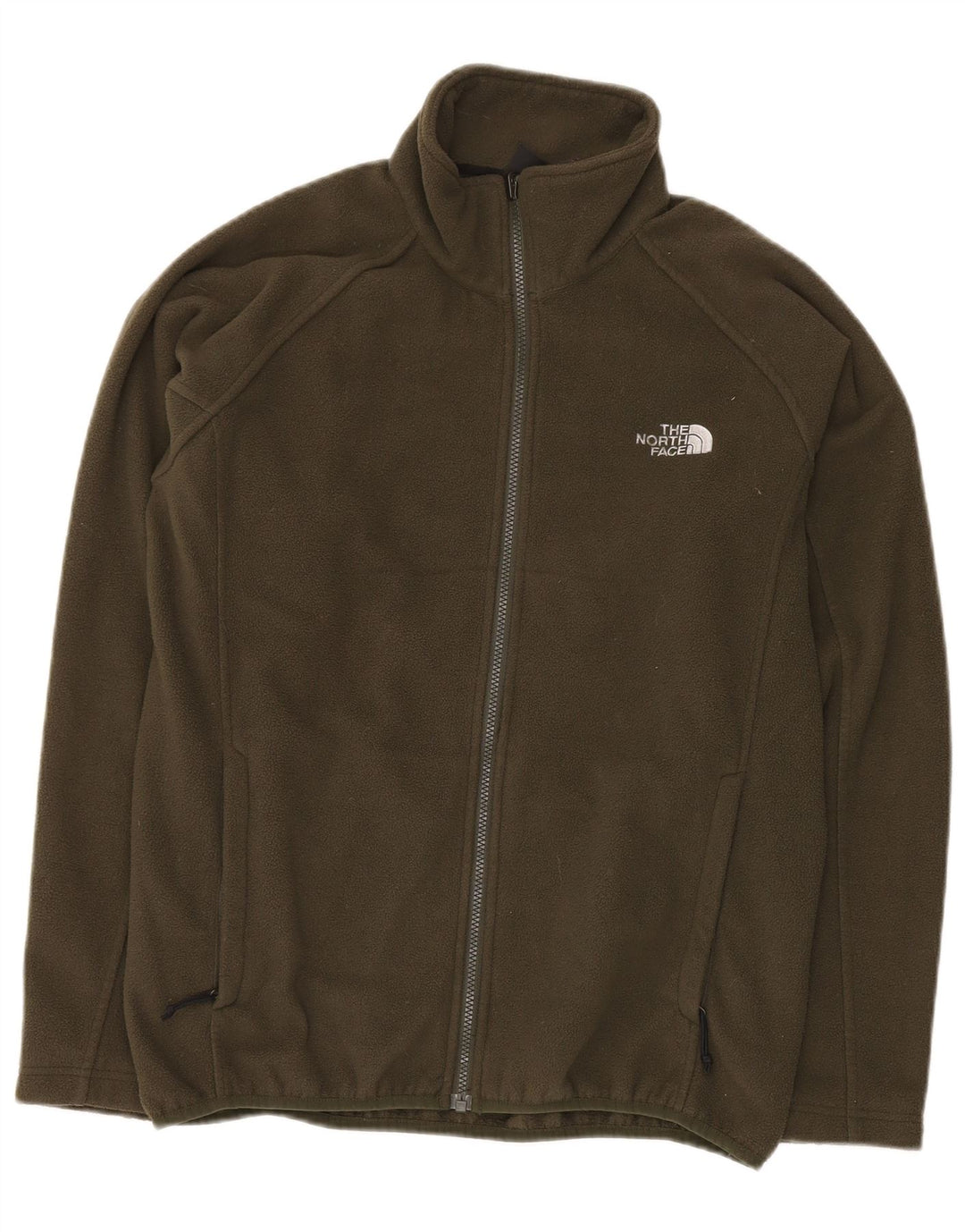 THE NORTH FACE Giacca in pile da uomo UK 36 Small Poliestere kaki