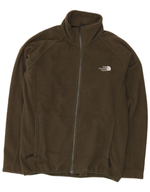 THE NORTH FACE Giacca in pile da uomo UK 36 Small Poliestere kaki